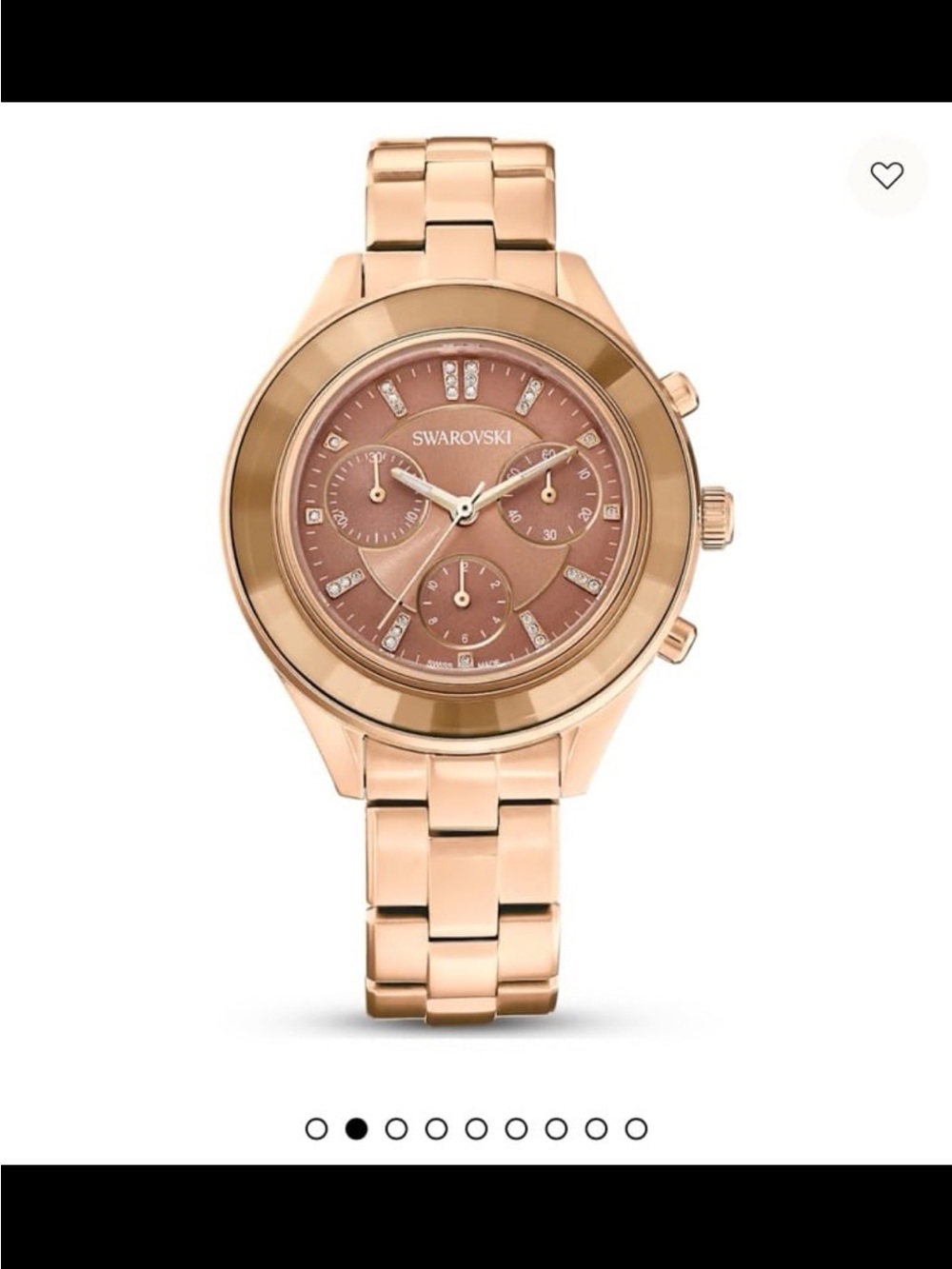 Authentic Swarovski Octea lux sport watch Swiss Made, Metal bracelet,